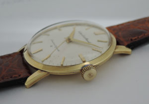 SEIKO ロードマーベル メンズ K18ゴールド 手巻き 腕時計 社外ベルト 