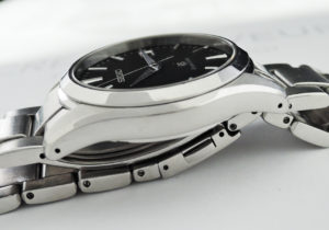 SEIKO グランドセイコー 9F62-0AB0 メンズ 腕時計 クオーツ 黒文字盤 【委託時計】