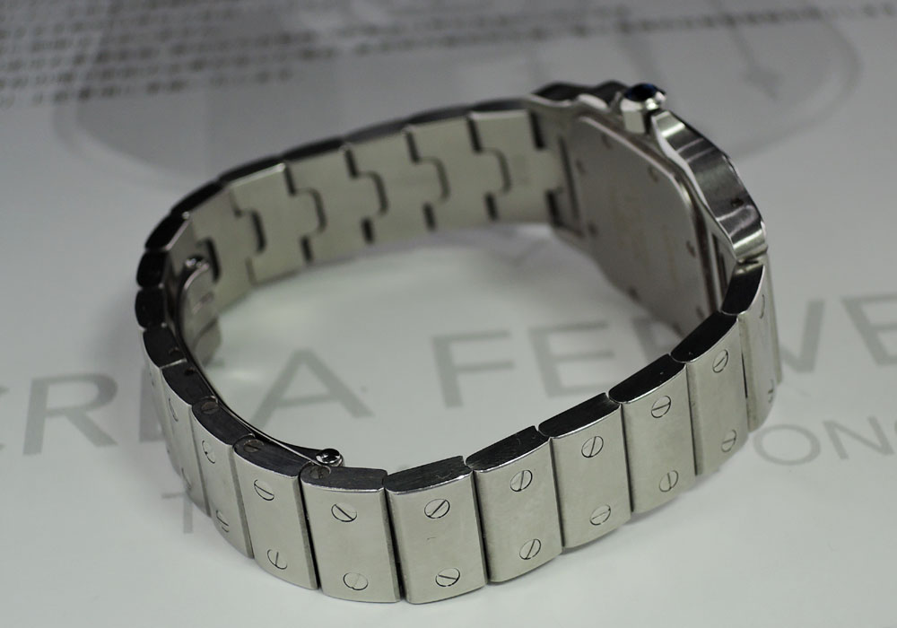 Cartier サントスガルベ SM レディース 腕時計 ステンレス クオーツ 【委託時計】