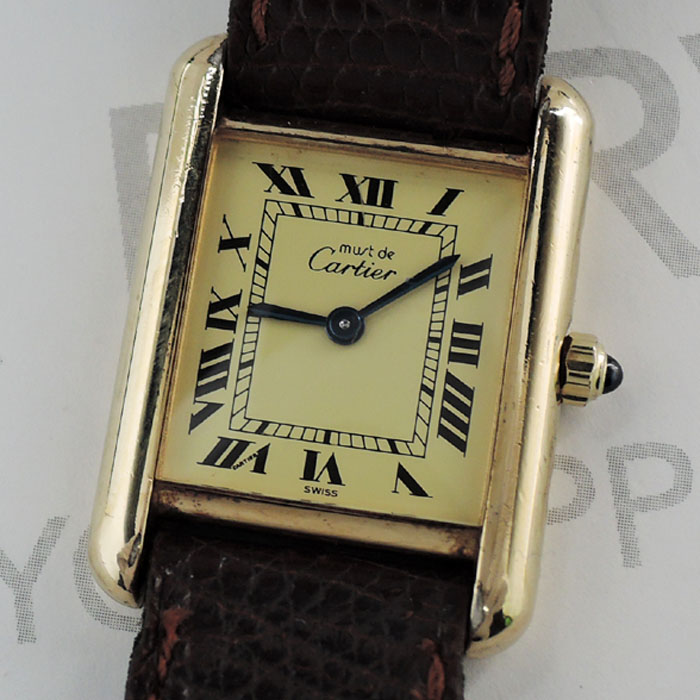 Cartier マストタンク クオーツ レディース 腕時計 【委託時計】