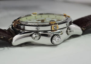 BREITLING クロノコックピット B30011 自動巻 メンズ 腕時計 保証書 白文字盤 【委託時計】