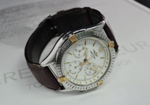 BREITLING クロノコックピット B30011 自動巻 メンズ 腕時計 保証書 白