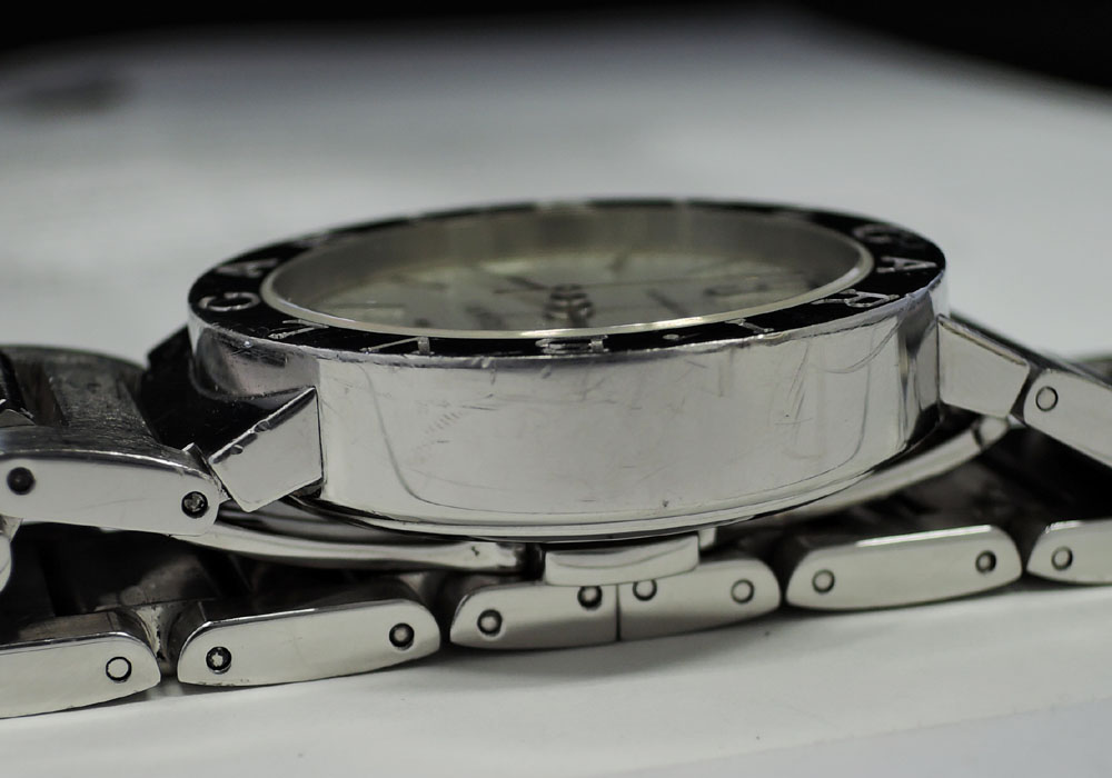 BVLGARI ブルガリブルガリ BB38SS 自動巻 メンズ 腕時計 シルバー文字盤 【委託時計】