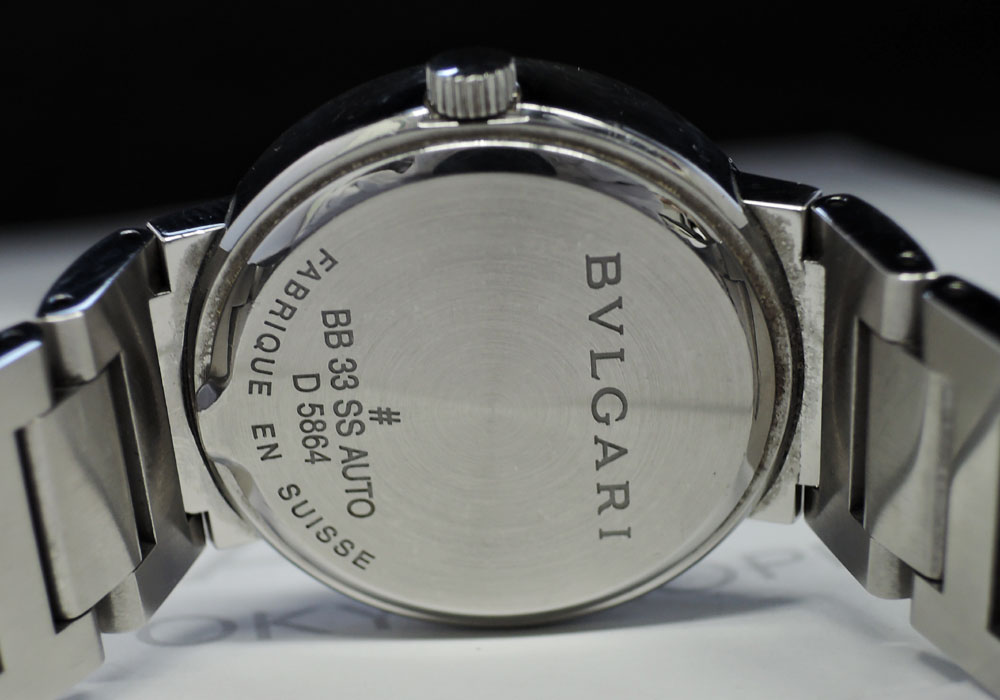 BVLGARI ブルガリブルガリ BB38SS 自動巻 メンズ 腕時計 シルバー文字 