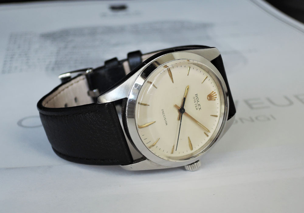ROLEX プレシジョン デニソンケース Ref.9118 アンティーク品 メンズ 腕時計
