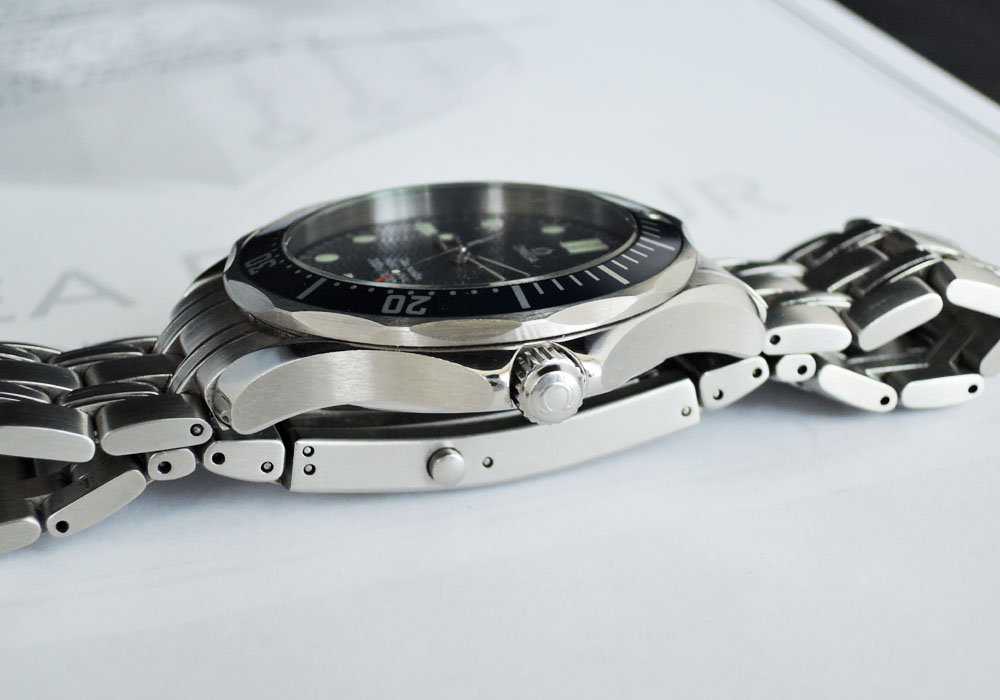OMEGA シーマスター プロフェッショナル300m 2541.80 メンズ 腕時計 青文字盤 クォーツ 保証書 箱