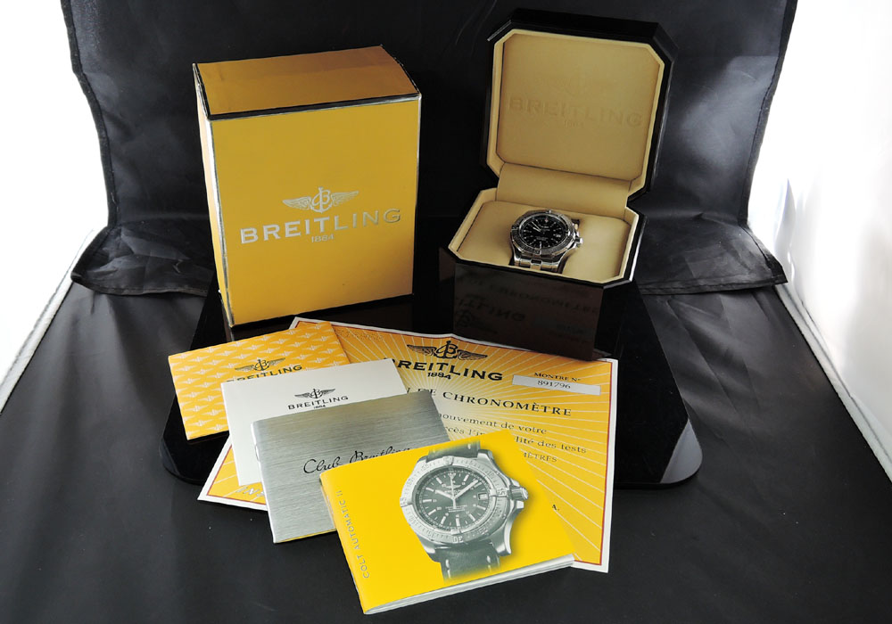 BREITLING コルト オートマチック A17380 クロノグラフ 自動巻 メンズ 腕時計 箱 クロノメーター証明書 説明書 【委託時計】 |  クレアフェルヴェール（CREA FERVEUR）ブランド時計委託販売 手数料2.5%～