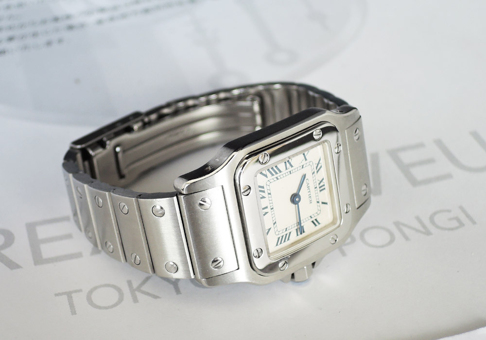 Cartier サントスガルベ SM 1565 レディース 腕時計 ステンレス 