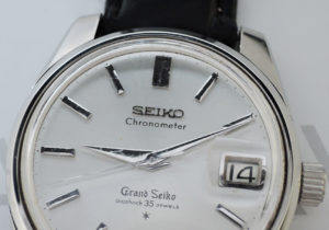 GRAND SEIKO 5722-9990 2ndモデル 後期型 ライオンメダリオン 手巻 シルバー文字盤 ステンレス 【委託時計】