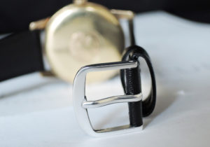 GRAND SEIKO ファーストモデル Ref.J14070E 彫り文字盤 Cal.3180 金メッキ メンズ 腕時計 手巻 アンティーク 白文字盤 ステンレス 【委託時計】