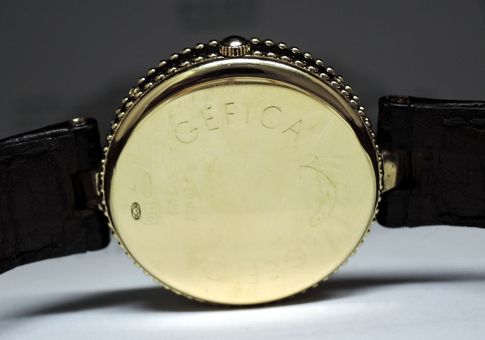 ジェラルドジェンタ GeraldGenta GEFICA ジェフィカ クオーツ ムーンフェイズ g.2940.7 18KYG メンズ 腕時計 IW7414