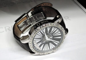 Gio Monaco ジオモナコ ONE O ONE ワンオーワン101 ダイヤベゼル 自動巻 純正革ベルト 500本限定 メンズ 腕時計 保証書 IW7415