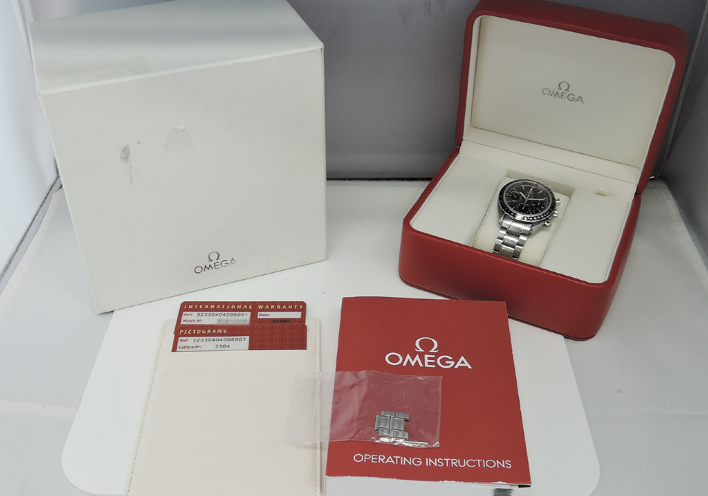 オメガ OMEGA スピードマスター デイト 323.30.40.40.06.001 メンズ 腕時計 自動巻 40mm クロノグラフ ステンレススチール CF7620