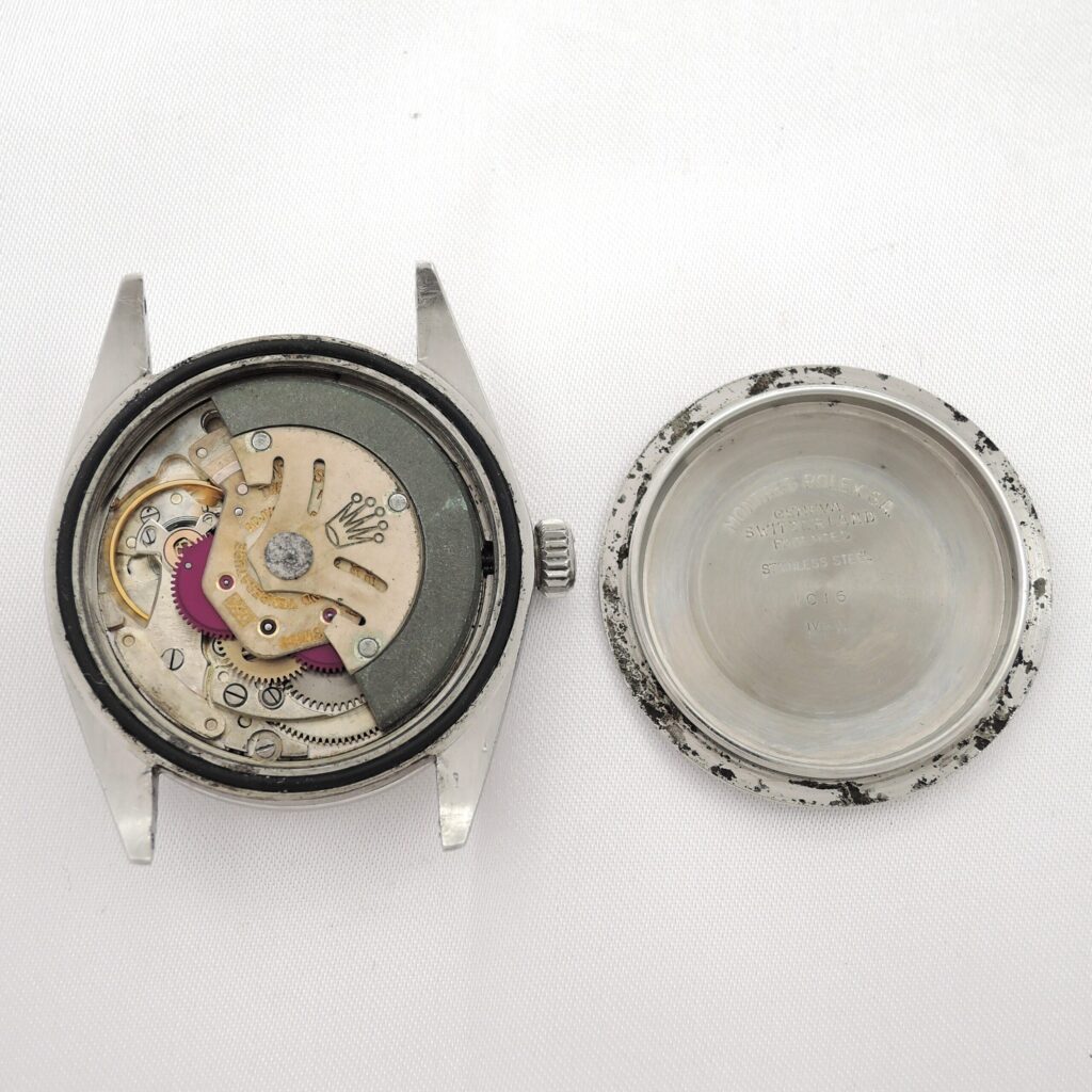 ロレックス エクスプローラーⅠ1016  ギルトダイヤル 5番台 トロピカル  USAブレス 黒 ブラック 18cm Rolex ExplorerⅠ GiltDial Tropical C008785