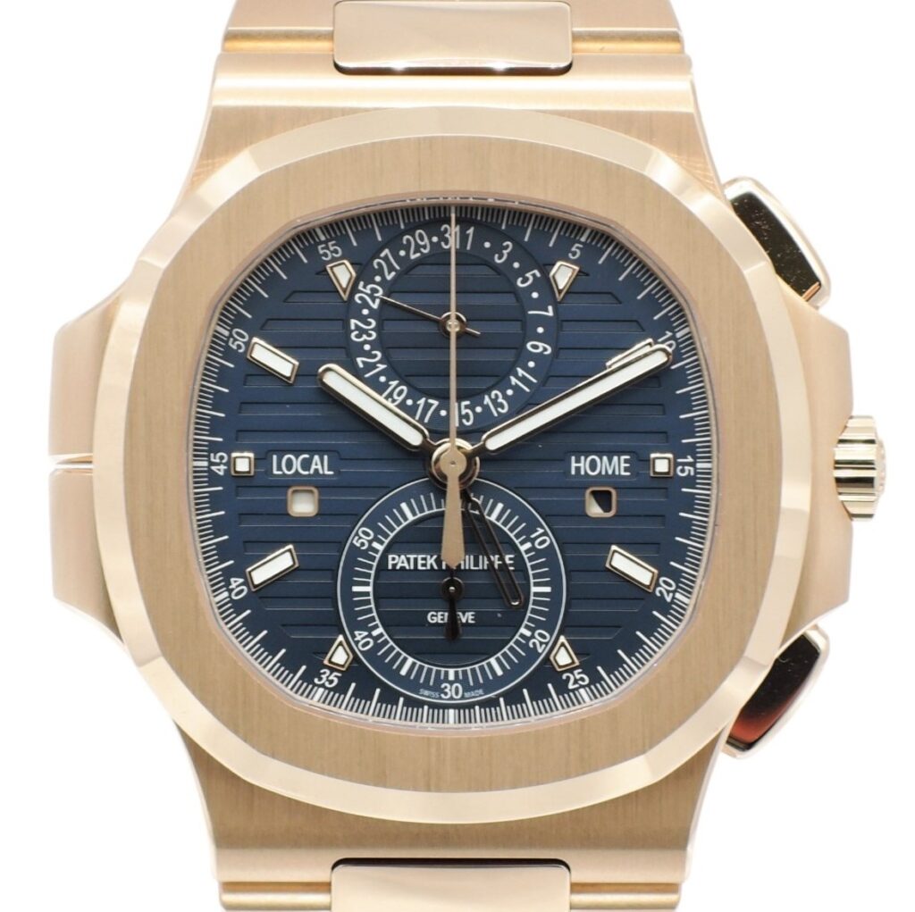 パテックフィリップ ノーチラス トラベルタイム クロノグラフ 5990/1R-001 青 ブルー 17.5cm PATEK PHILIPPE Nautilus Blue C007078