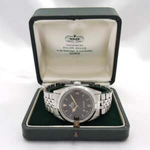 ロレックス エクスプローラーⅠ1016  ギルトダイヤル 5番台 トロピカル  USAブレス 黒 ブラック 18cm Rolex ExplorerⅠ GiltDial Tropical C008785