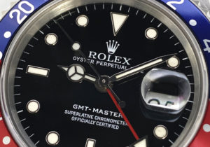 ロレックス ROLEX GMTマスター 16700 メンズ 美品 ペプシカラー X番 自動巻 オイスターブレス CA9827