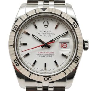 ロレックス ターノグラフ 36 116264 ホワイト 18cm AT ROLEX Turn-o-graph 36 White C002878