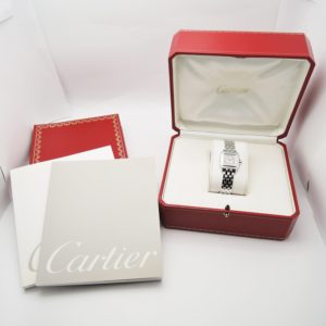 カルティエ パンテール SM 1660  W25016F3 WG QZ 文字盤ホワイト 14cm Cartier PanthereSM C003661
