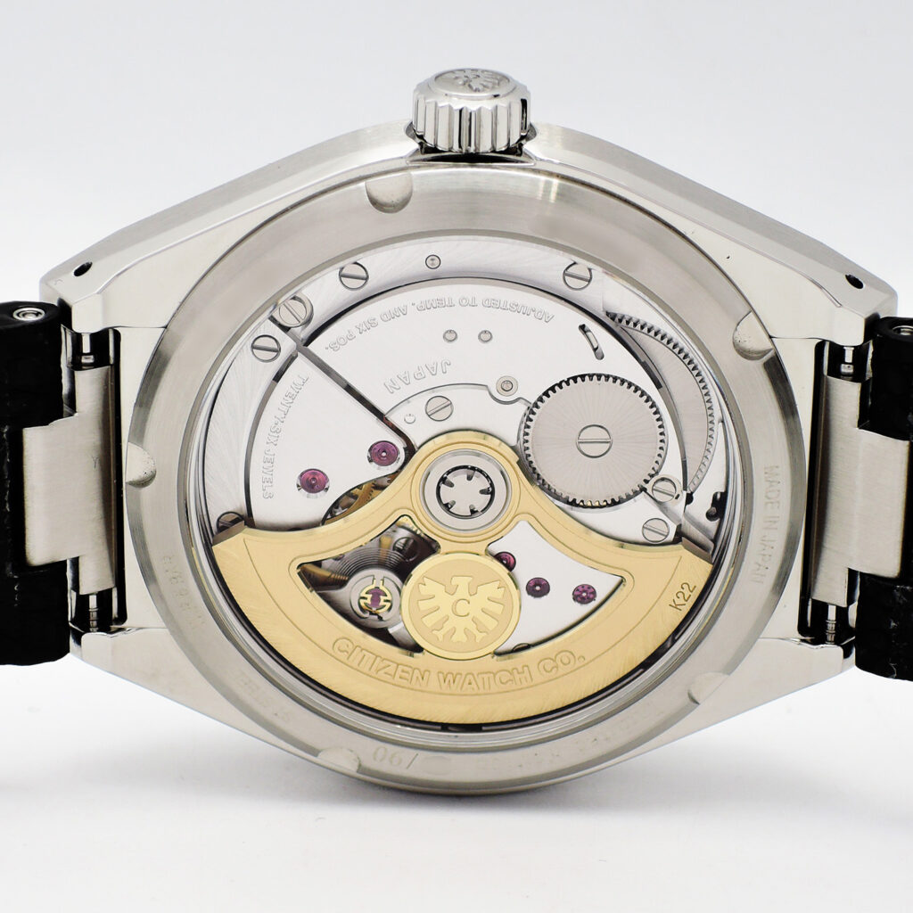 シチズン The CITIZEN メカニカルモデル NC0206-18E 限定モデル ジルコニアセラミックベゼル SS ブラック 19㎝ AT CITIZEN The CITIZEN Mechanical model zirconia ceramic bezel Black C003703