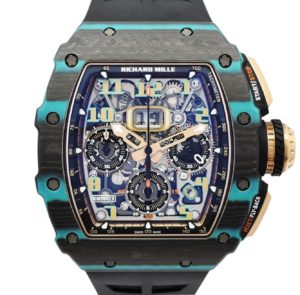 リシャールミル Limited to 200 Pcs.Ultimate Edition Carbon Covered Turquoise NTPT RM11-03 AT 文字盤スケルトン 200本限定 C003841