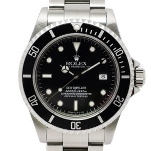 ロレックス シードゥエラー 40 16600 S番 黒 ブラック AT 17.5cm ROLEX Seadweller 40 Black C003863