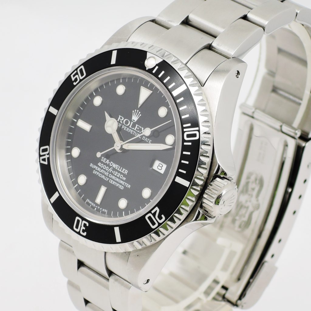 ロレックス シードゥエラー 40 16600 S番 黒 ブラック AT 17.5cm ROLEX Seadweller 40 Black C003863
