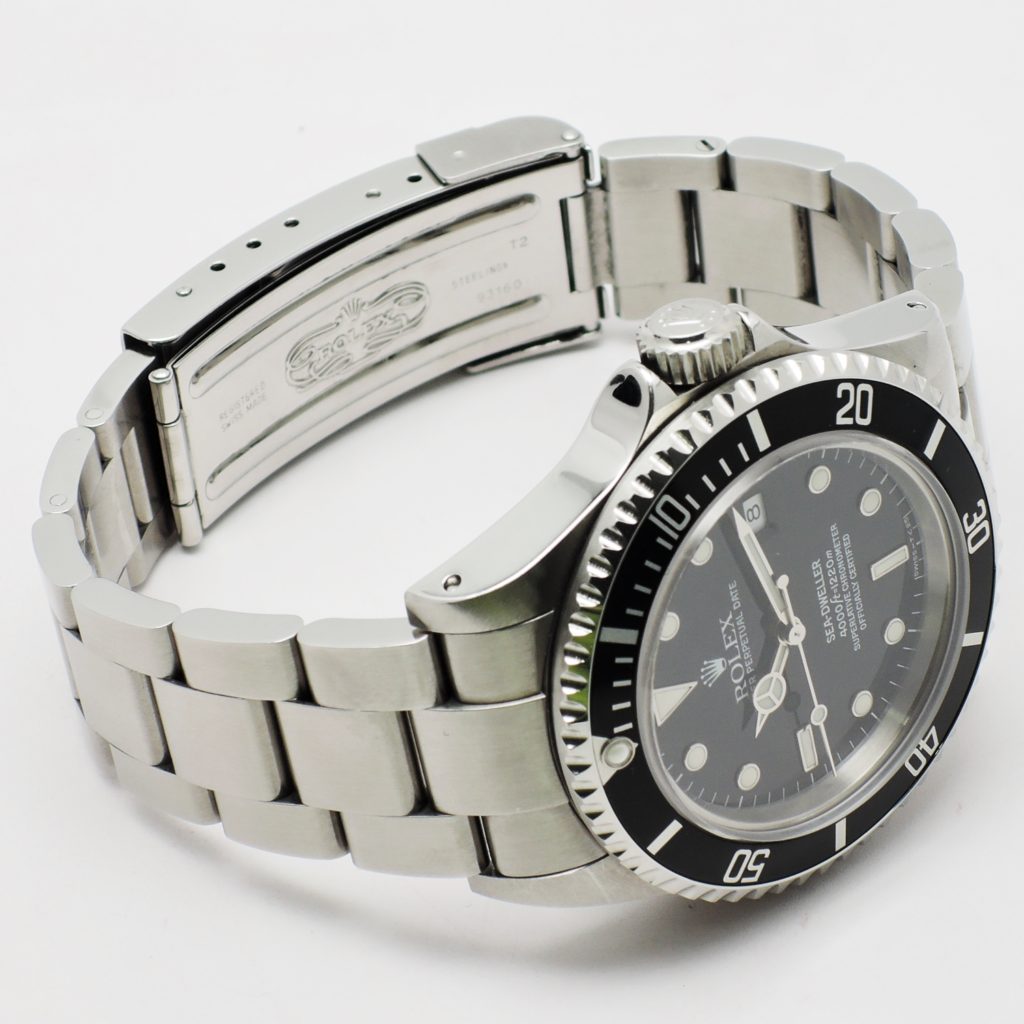 ロレックス シードゥエラー 40 16600 S番 黒 ブラック AT 17.5cm ROLEX Seadweller 40 Black C003863