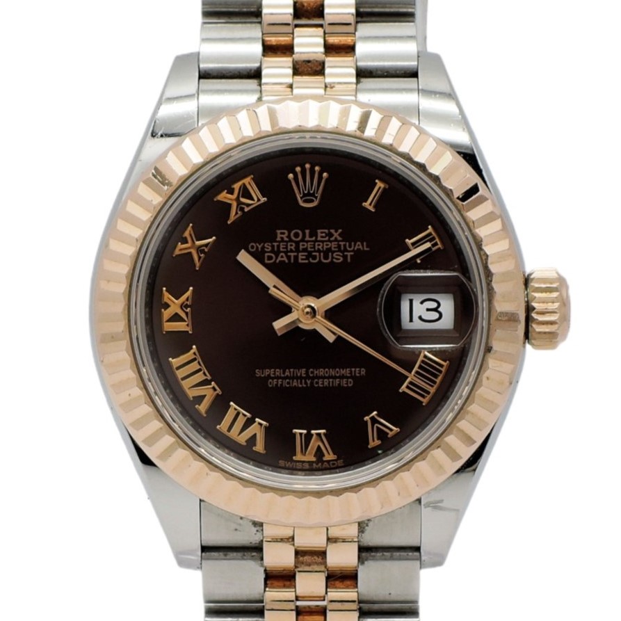 ロレックス デイトジャスト 28 279171 ブラウンローマン AT ROLEX Date-Just 28 C003912