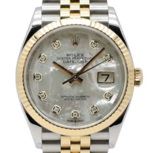 ロレックス デイトジャスト 36 126233NG ホワイトシェル AT ROLEX Date-Just 36 C003931