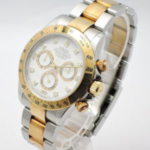 ロレックス デイトナ 116523G ホワイト 8Pダイヤモンド AT ROLEX Daytona White C003998