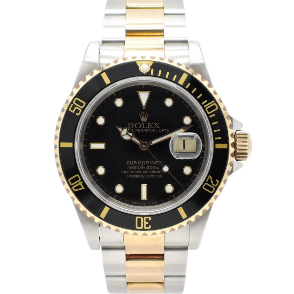 ロレックス サブマリーナデイト 40 16613 ブラック ROLEX Submariner Date 40 16613 C004033