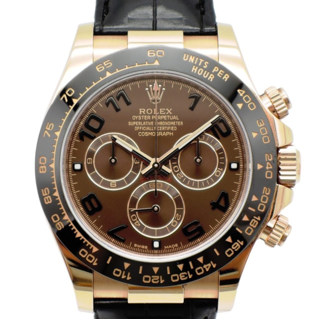 ロレックス デイトナ 116515LN ブラウン AT ROLEX Daytona 保証書 C004072