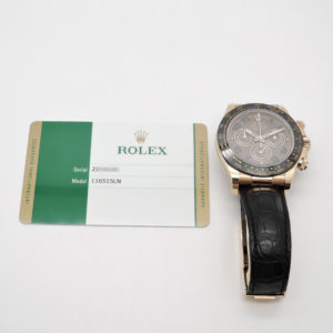 ロレックス デイトナ 116515LN ブラウン AT ROLEX Daytona 保証書 C004072