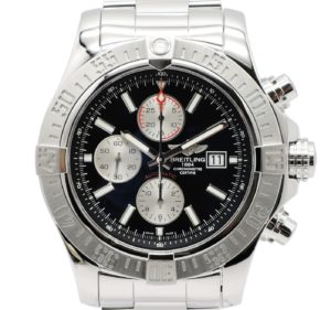 ブライトリング スーパーアベンジャーⅡ A13371 AT 文字盤ブラック 18㎝ BREITLING Super Avenger II C004096