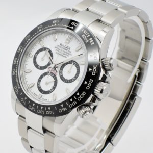 ロレックス デイトナ 116500LN 最新ギャランティ 2021年保証書 ランダム番 白 ホワイト AT 18㎝ ROLEX Daytona Latest Guarantee White C004352