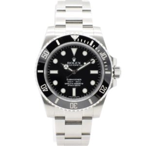 ロレックス サブマリーナノンデイト40 114060 AT 19.5㎝ 文字盤ブラック ROLEX Submariner Non-date 40 C004391