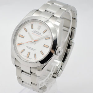 ロレックス ミルガウス 116400  2009年保証書  白 ホワイト AT 16.5cm ROLEX Milgauss White C004407