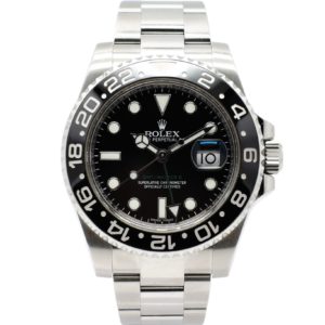 ロレックス GMTマスターⅡ 116710LN 黒 ブラック AT 17cm ROLEX GMT-MasterⅡ Black C004426