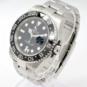 ロレックス GMTマスターⅡ 116710LN 黒 ブラック AT 17cm ROLEX GMT-MasterⅡ Black C004426