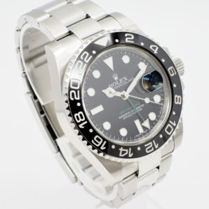 ロレックス GMTマスターⅡ 116710LN 黒 ブラック AT 17cm ROLEX GMT-MasterⅡ Black C004426