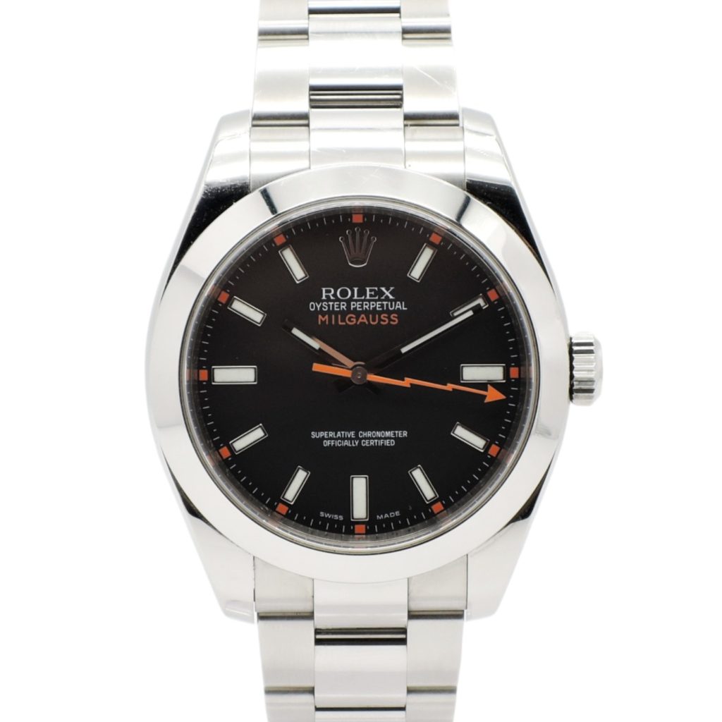 ロレックス ミルガウス 116400  黒 ブラック AT 17cm ROLEX Milgauss Black C004454