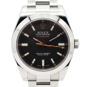 ロレックス ミルガウス 116400  黒 ブラック AT 17cm ROLEX Milgauss Black C004454