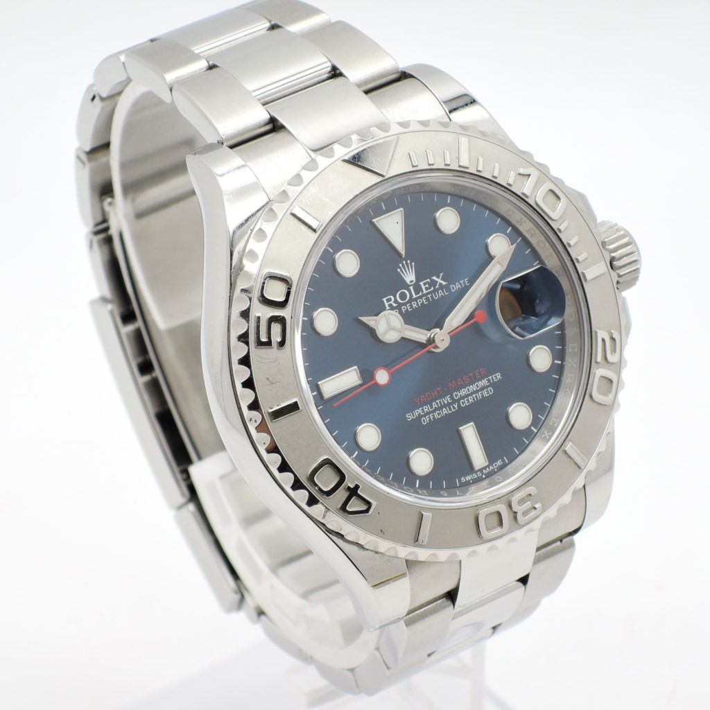 ロレックス ヨットマスター40 116622 2017年保証書 青 ブルー 18cm ROLEX Yacht-Master 40 Blue C004500