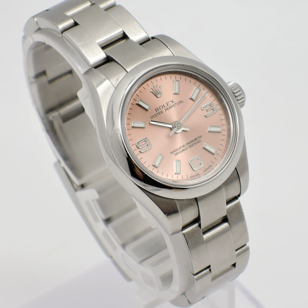 ロレックス オイスターパーペチュアル 26 176200 ピンク AT 15.5cm ROLEX Oyster Perpetual 26 Pink C004511