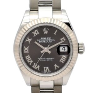 ロレックス デイトジャスト 28 279174 ダークグレー ローマン 14cm AT ROLEX Date-Just 28 C004579