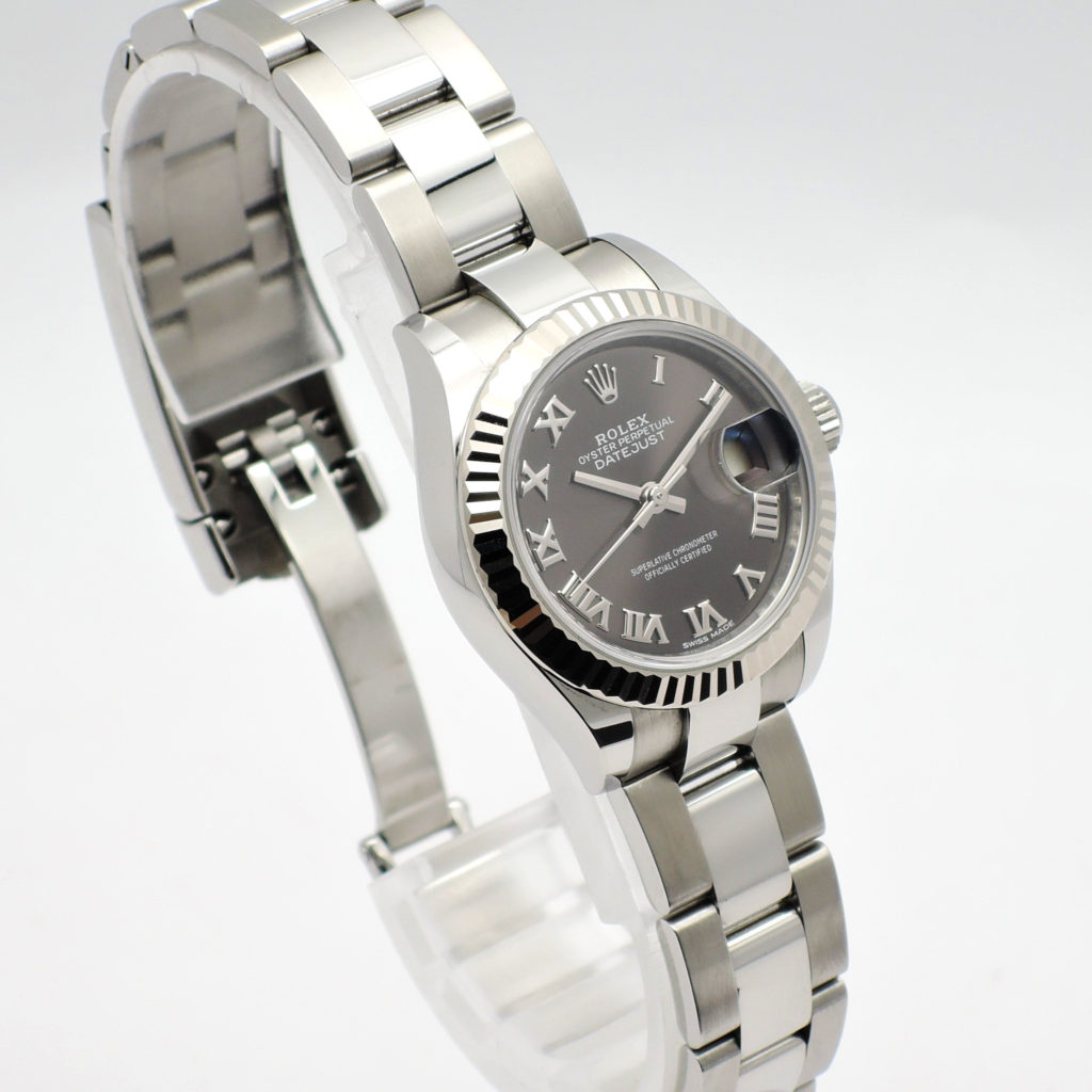 ロレックス デイトジャスト 28 279174 ダークグレー ローマン 14cm AT ROLEX Date-Just 28 C004579