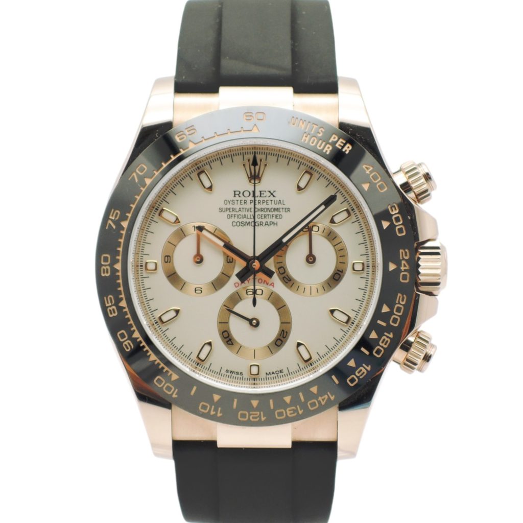 ロレックス デイトナ 40 116515LN 2020年保証書 アイボリー 16cm AT ROLEX Daytona 40 Ivory C004612