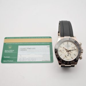 ロレックス デイトナ 40 116515LN 2020年保証書 アイボリー 16cm AT ROLEX Daytona 40 Ivory C004612