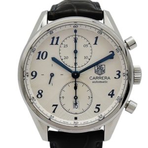 タグホイヤー カラレ キャバリー 16 CAS2111 シルバー AT 18cm Tag Heuer Carrera Calibre 16 C004614